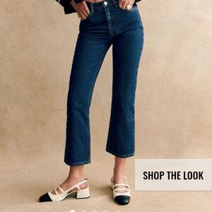 Sezane Laurence Trousers Denim - Size 6